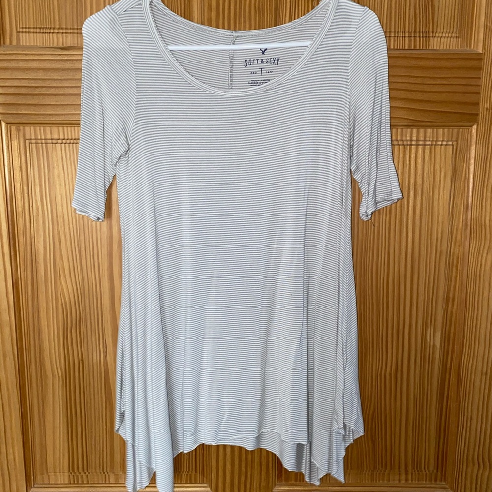 Pinstripe Soft & Sexy Tee